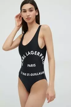 Купальник Karl Lagerfeld, черный