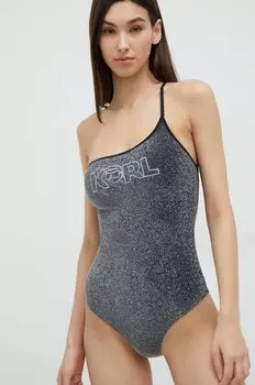 Купальник Karl Lagerfeld, серый