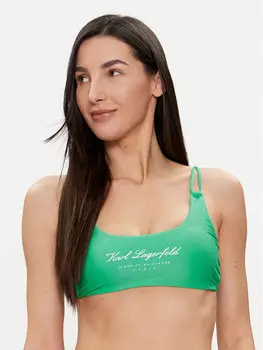 Купальник Karl Lagerfeld, зеленый