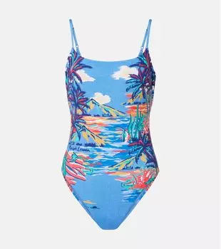 Купальник Kennedy 1PC с принтом Polo Ralph Lauren, разноцветный