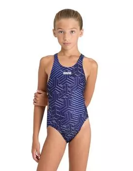 Купальник Kikko Pro Tech со спинкой - Темно-синий/Мульти Arena, синий