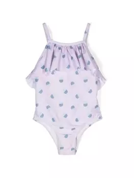 Купальник Knot Sia с принтом «медуза», фиолетовый