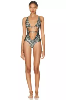 Купальник Knwls Amber One Piece, цвет Bleach Plaid