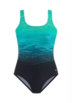 Купальник купальники LASCANA, цвет Green Print