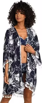 Купальник La Blanca At The Playa Open Front Kimono, цвет Indigo
