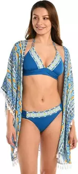 Купальник La Blanca Scarf City Open Front Kimono, цвет Ice Blue
