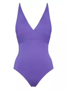 Купальник Larcin с V-образным вырезом ERES, фиолетовый