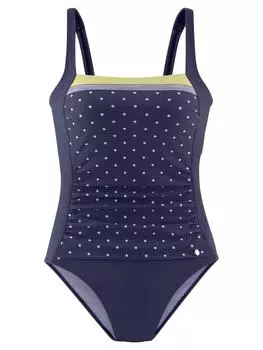 Купальник LASCANA, цвет blau/gelb/bedruckt