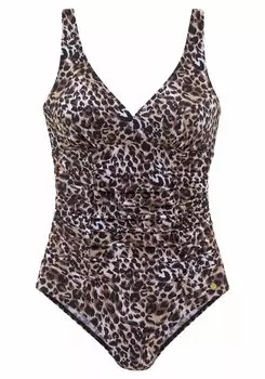 Купальник LASCANA, цвет braun bedruckt