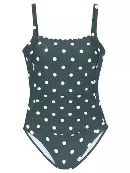 Купальник LASCANA, цвет dunkelgrn/creme