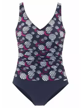 Купальник LASCANA, цвет marine-bedruckt