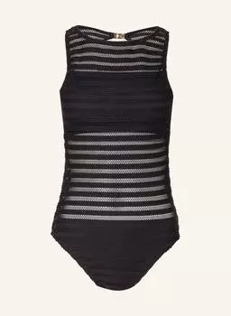 Купальник LAUREN RALPH LAUREN OTTOMAN STRIPE, черный