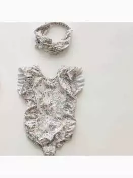 Купальник Liberty Ruffle для девочек, многоцветный Anggo, цвет multi