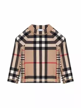 Купальник-лонгслив Vintage Check Burberry, мультиколор