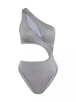 Купальник LSCN BY LASCANA Monokini, серебряный