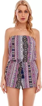 Купальник Lucky Brand Boho Chic Romper Cover-Up, разноцветный