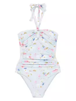 Купальник Lucky Wide Link ZIMMERMANN, синий