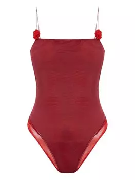 Купальник Lumire Rose с аппликацией Osree, красный