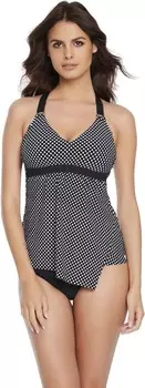 Купальник Magicsuit Lichtenstein Dot Carly Tankini, цвет Black/White