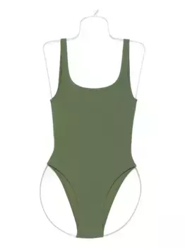 Купальник Майо в стиле девяностых Matteau, зеленый