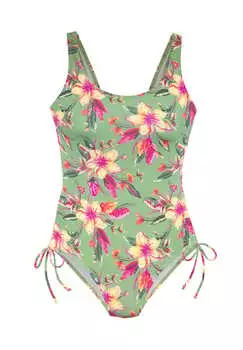 Купальник малия Lascana, зеленый