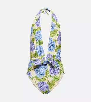 Купальник Mangostino Hortensia с вырезом халтер AGUA BY AGUA BENDITA, разноцветный