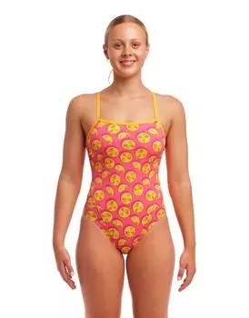 Купальник Mark Spritz на одной бретельке - Розовый/Желтый Funkita, розовый