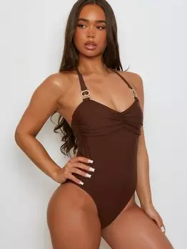 Купальник Moda Minx, коричневый