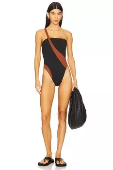 Купальник-монокини Blake Gigi C, black & cognac