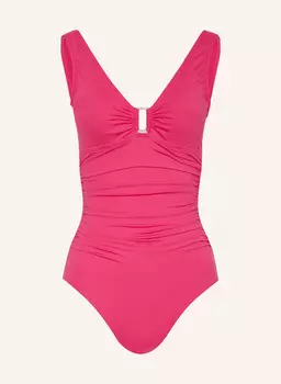 Купальник на косточках пляжный клуб сплошной Lauren Ralph Lauren, розовый