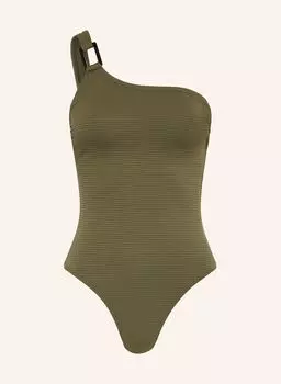 Купальник на одно плечо Ten Cate, зеленый