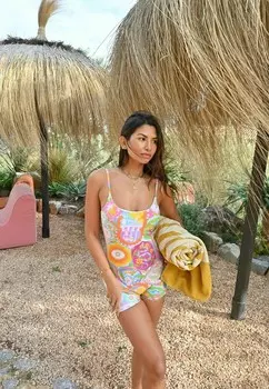 Купальник Never Fully Dressed, оранжевый