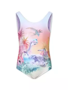 Купальник Nika с графичным принтом Molo, розовый