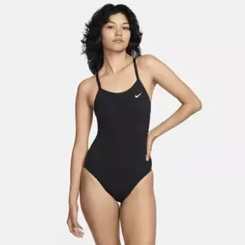 Купальник Nike HydraStrong Racerback One-Piece Swimsuit, черный
