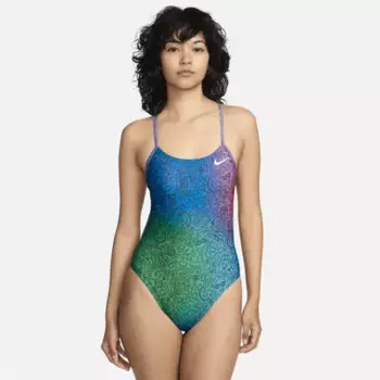 Купальник Nike Swim HydraStrong Cutout One-Piece Swimsuit, черный
