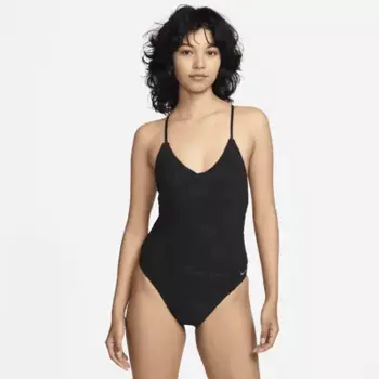 Купальник Nike Swim Retro Flow, черный