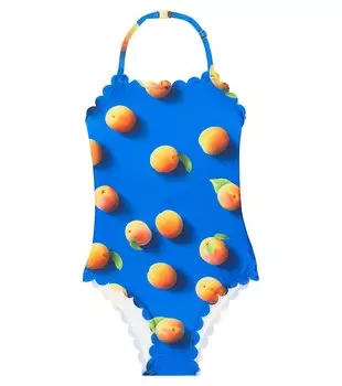 Купальник Noelle с фестонами Molo, оранжевый