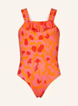 Купальник новый леопардовый Vilebrequin, оранжевый