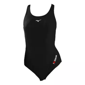 Купальник nylon one piece swimsuit 'black' Mizuno, черный
