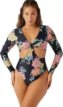 Купальник O'Neill Kali Floral Key West Surf Suit, черный