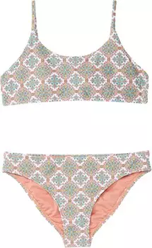 Купальник O'Neill Kids Alexa Tile Bralette Set, цвет Canyon Clay