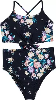 Купальник O'Neill Kids Rosetta Knot One-Piece, черный