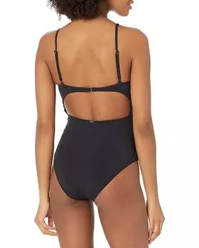Купальник O'Neill Saltwater Solids Twisted One-Piece, черный