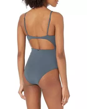 Купальник O'Neill Saltwater Solids Twisted One-Piece, цвет Slate