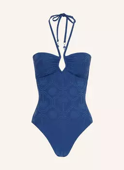 Купальник Oasis с бретелькой через шею Seafolly, синий