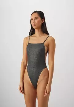 Купальник ONE PIECE SQUARE NECKLINE Calvin Klein Swimwear, черный