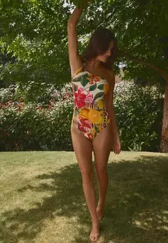 Купальник ONE SHOULDER TUMMY CONTROL Next, желтый