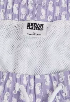 Купальник PATTERN Urban Classics, фиолетовый