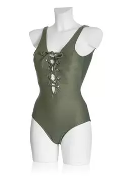 Купальник Pepe Jeans, зеленый