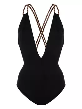 Купальник Pirouette с V-образным вырезом ERES, черный